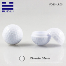 Populer! 2015 уникальный спортивный мяч для гольфа мяч форму губы бальзам трубки / бальзам для губ случае со свободным образцом